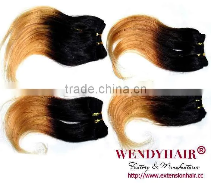 Cheap Malaysian Hair Ombre Style Black and Blonde