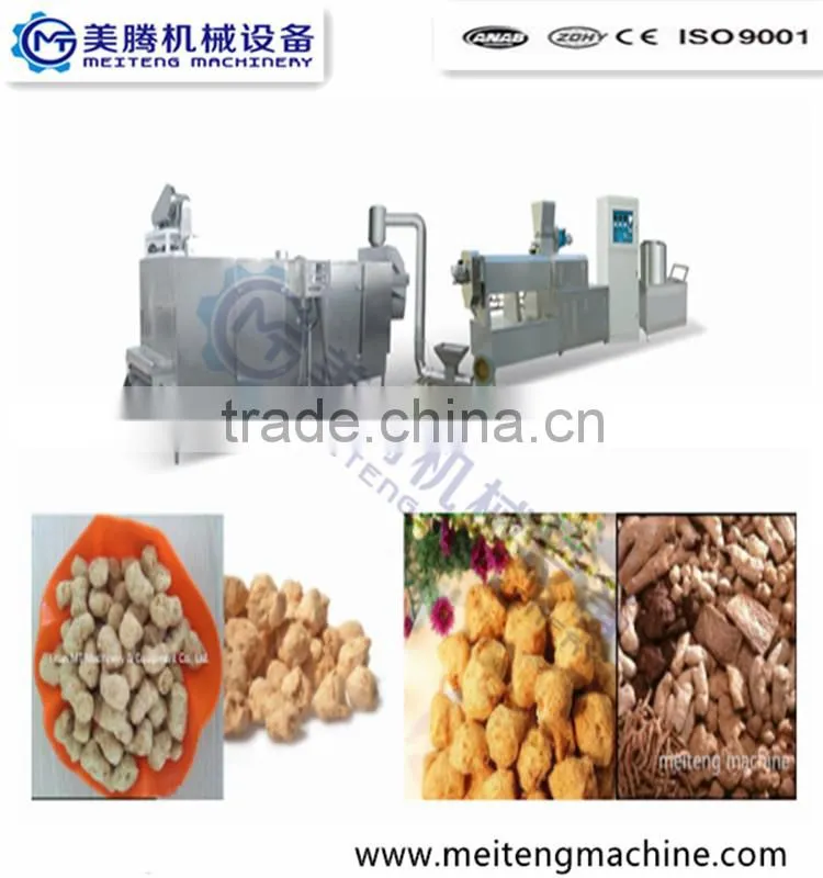 Soya nugget soya chunk food process line