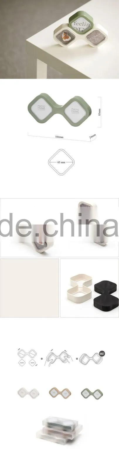 2014 new style acrylic photofunia photo frame, Different types plastic photo frame manufacturer, funia photo frame