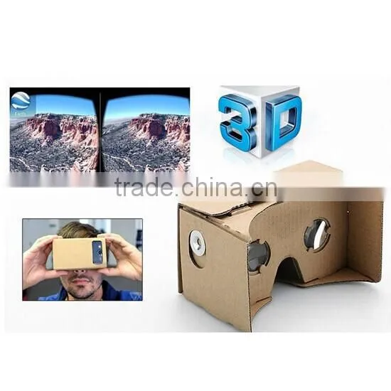 Plastic Version Virtual Reality Video 3D Glasses Google Cardboard