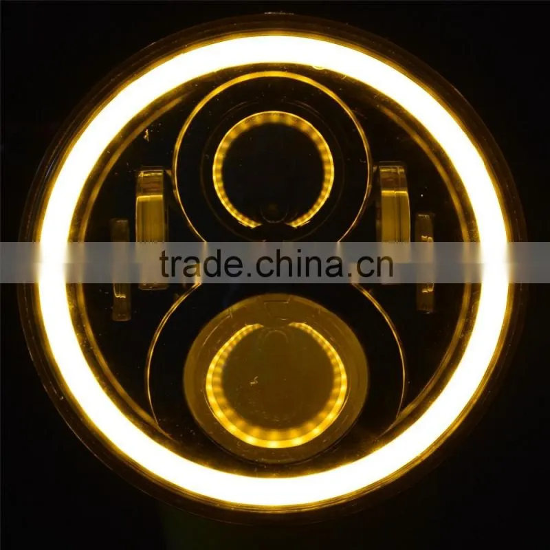 New arrival and Smart design 50W 7 inch led headlight for Jeep vehicles