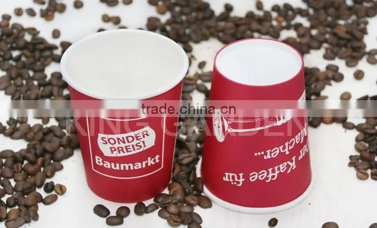 Hot drink PE coated paper cup with lids price
