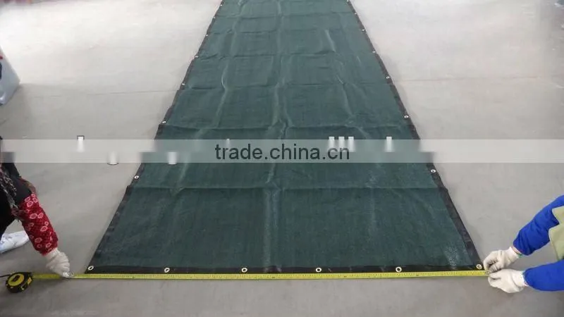 100% new HDPE dark green fence screen net