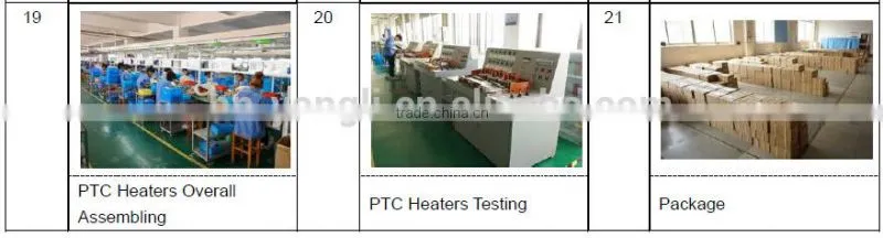 PTC Pipe Heater of Foot Bath with 120 to 240V Voltage Range