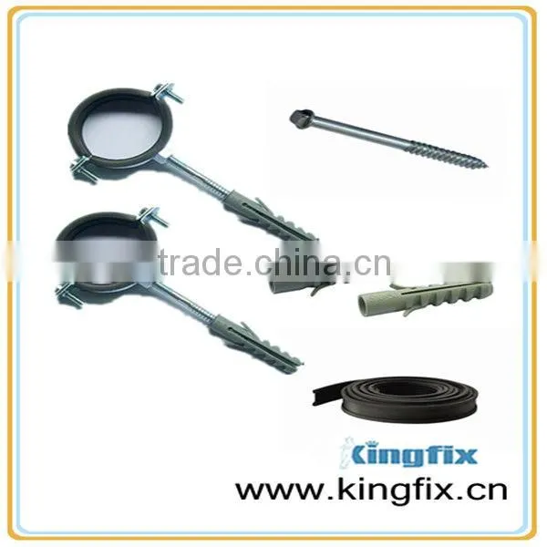 pipe clamp with rubber