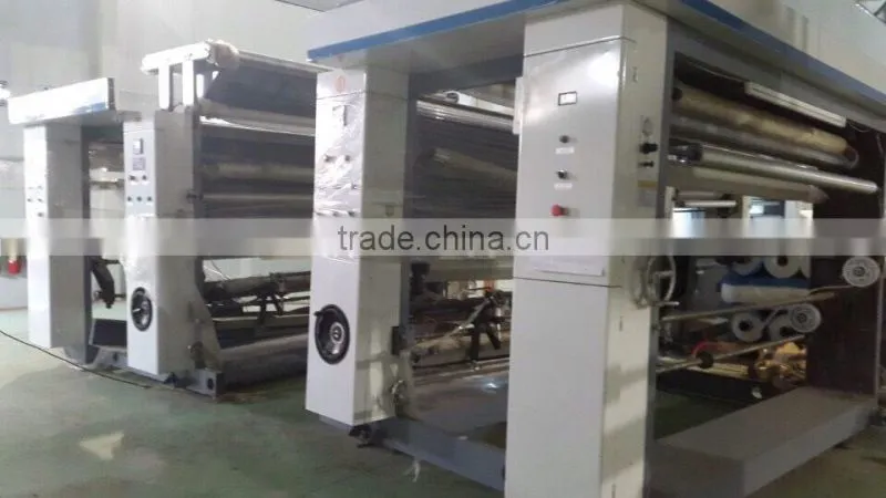 semi-Automatic Gravure mode Two color plastic film Printing Machine