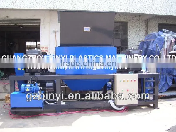 Plastic shredder grinder crusher machine / twin shaft shredder YMSC-13070D-2