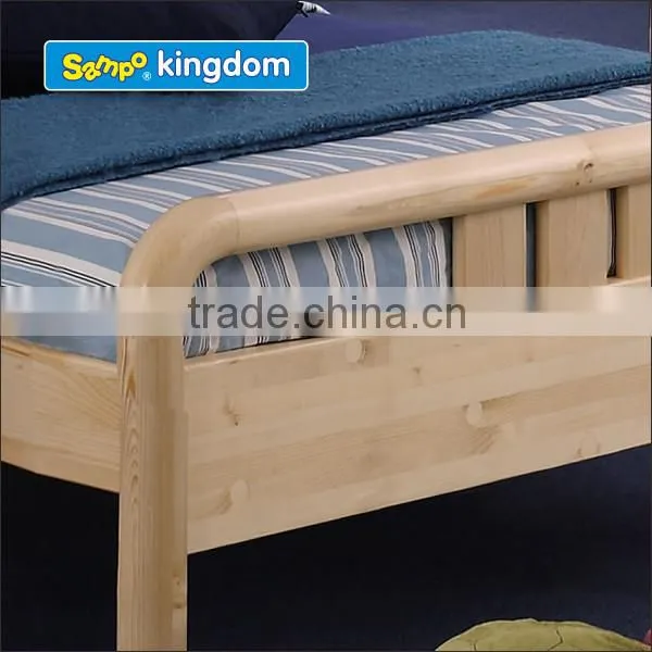 Shenzhen Furniture Pine Wood Single Beds For Kids Bedroom Sets