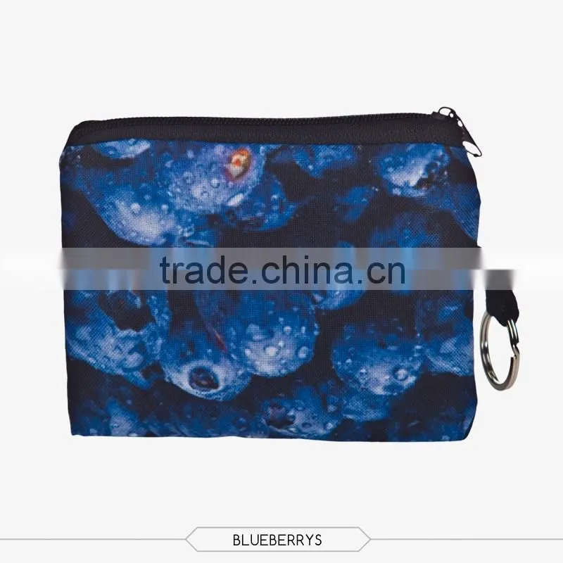 New Design Wholesale 3D Full Print Small Custom Ladies Coin Purse