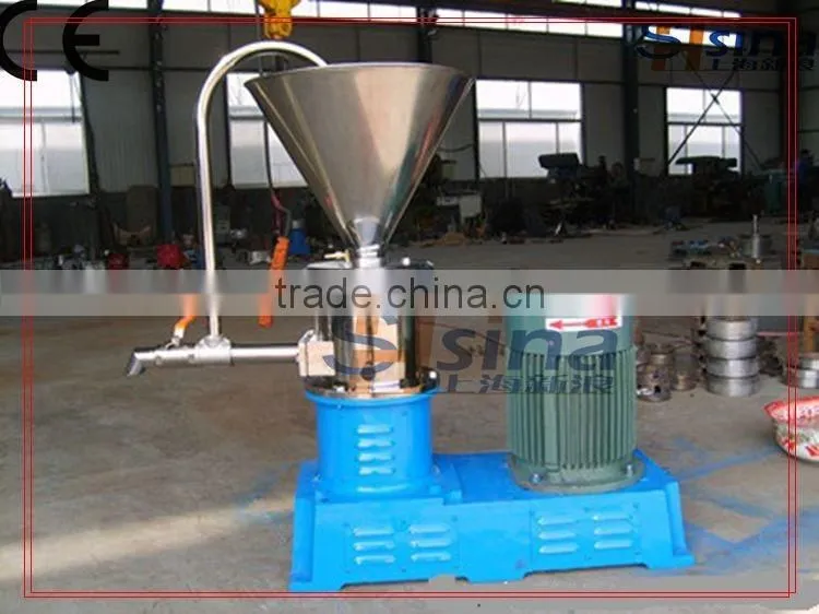 Vertical liquid products colloid mill high shear mixer