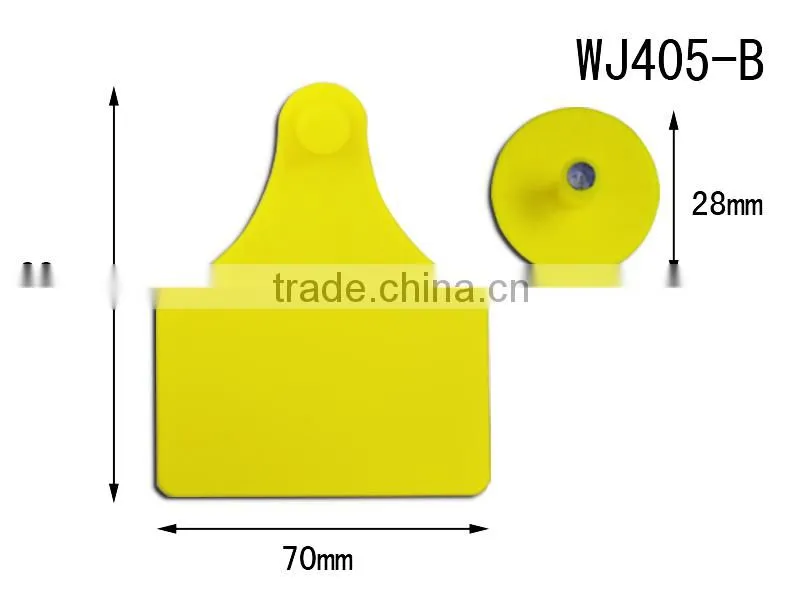 WJ405-BF plastic ear tag for cow