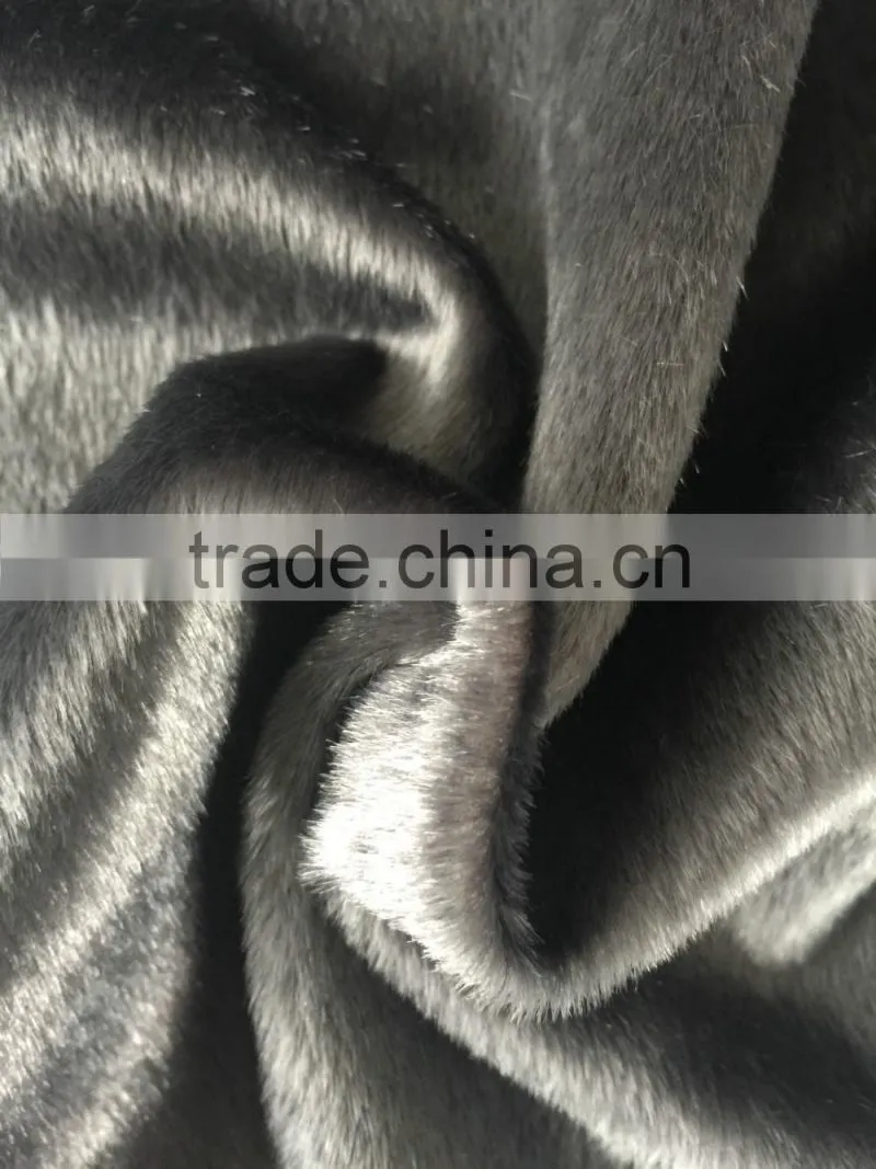 flock fabric imitation the horse fur use for shoes