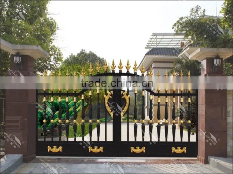 Valenmis Villas Casting Aluminum Main Gate For Courtyard