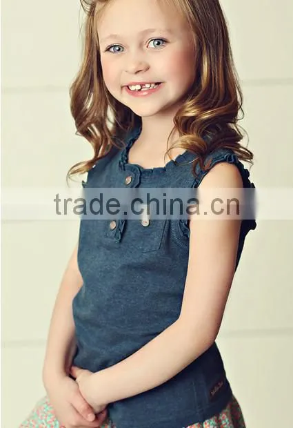 2015 new arrival baby clothing thailand, summer girls clothing set, baby organic cotton clothing