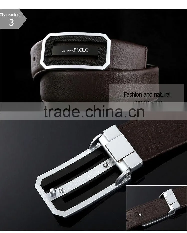 Mens genuine leather belts uk sale online with solid buckle