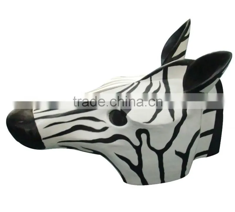 Resin figurine wall decoration animal head