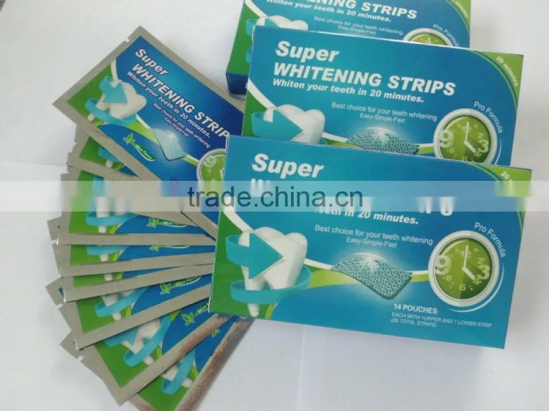 HIgh effect Home use Teeth whitening strips from Tanon factory