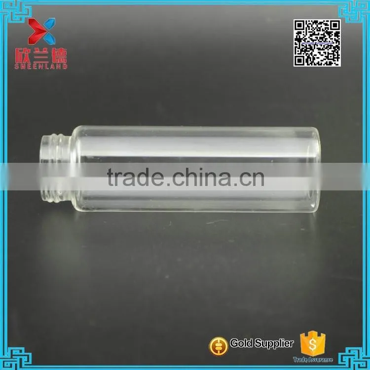 wholesale 100ml round glass tubular vial medicine bottles