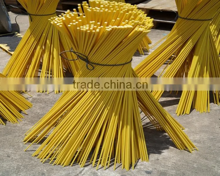 33' Fiberglass Electrical Wire Coaxial Cable Running Rods Kit Fish Tape Pulling, fiberglass round rod