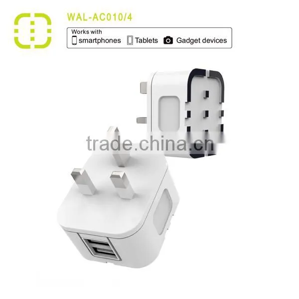 Walnut brand MFI standard single UK main charger for Apple iPhone 5 iphone 6