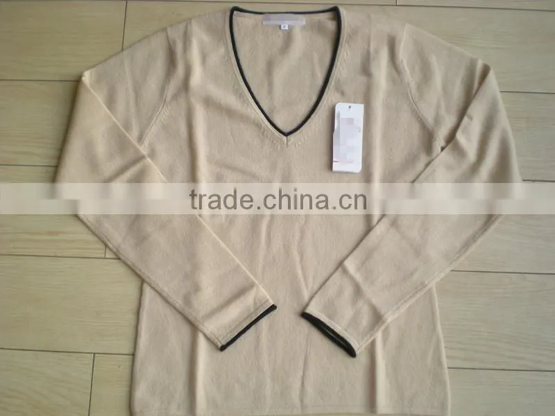 2014 New Design Women's Cashmere sweater design
