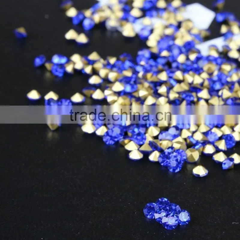 Sharp Bottom Nail Decor Rhinestone