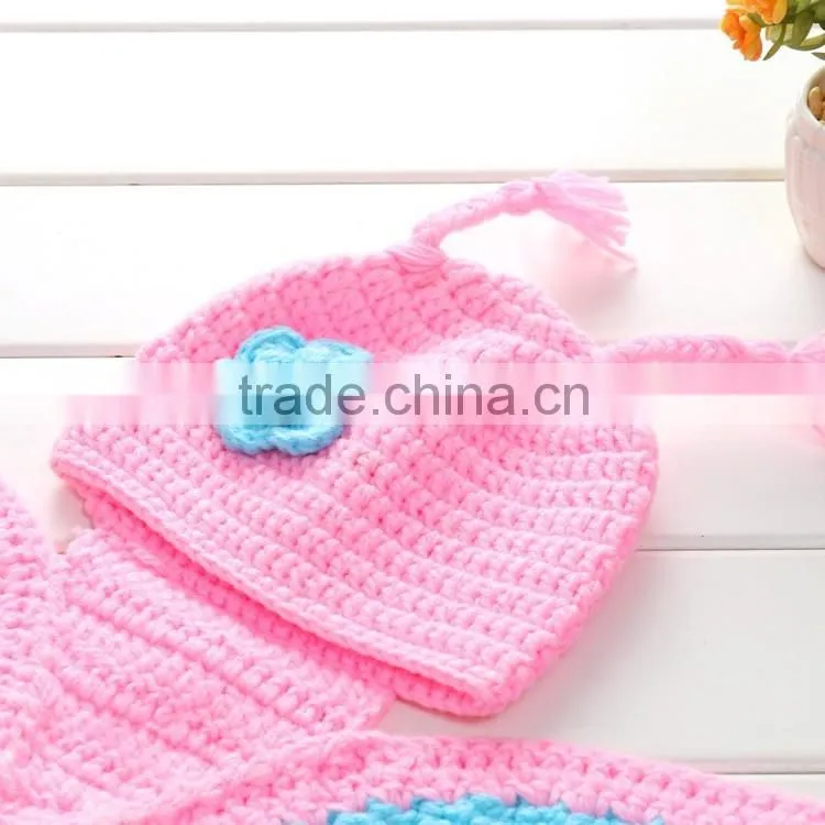 Crochet Knitted Wool Butterfly Photo Costume,Newborn Baby Photo Outfit