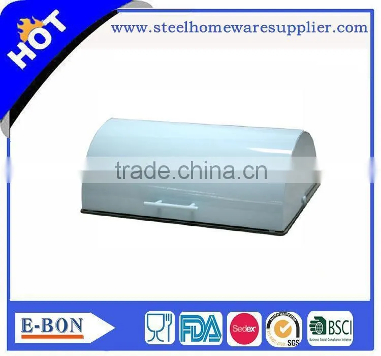 Stainless steel ceramic bread bin