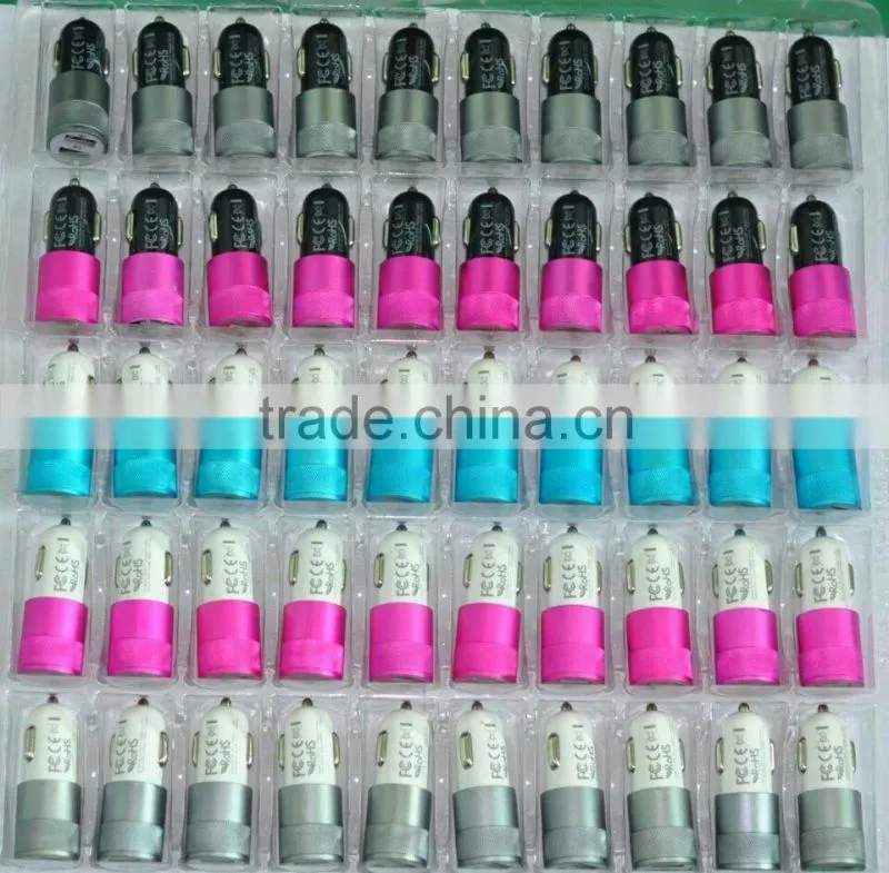 Car charger dual usb for SAMSUNG iphone ipad universal car charger