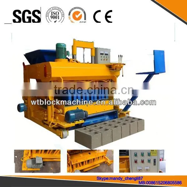 WT6-30 Big mobile egg layer block machinery for small business