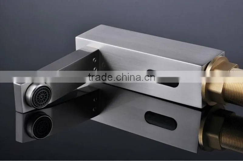 Cold Only Nickel Brushed Automatic Basin Faucet
