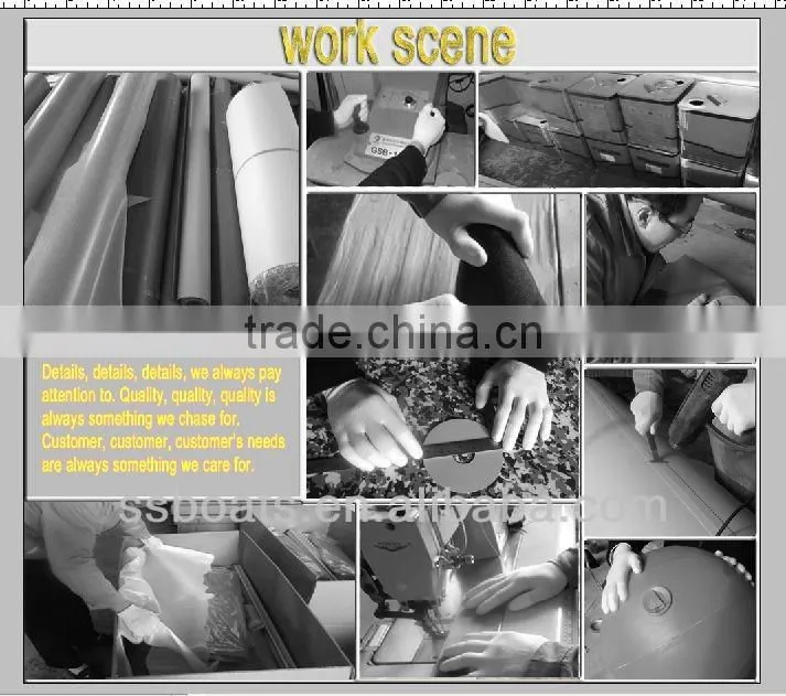 Sunshine top quality 4.7m rigid inflatable boat