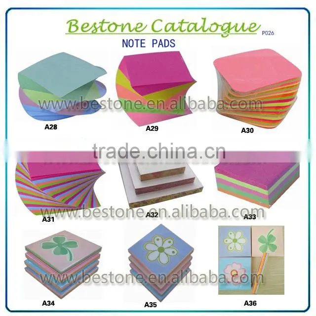 promotional die cut memo pad stylish adhesive notes it post note sticky notepads