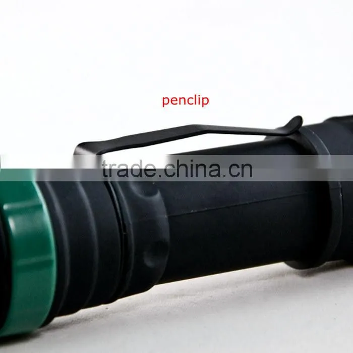 1W powerful led with 3AAA batteries Zoom flashlight