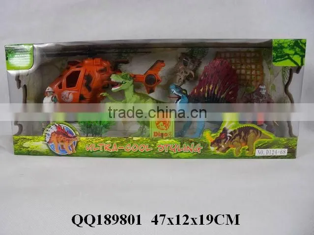 Dinosaur play set, funny animal toy, plastic toy