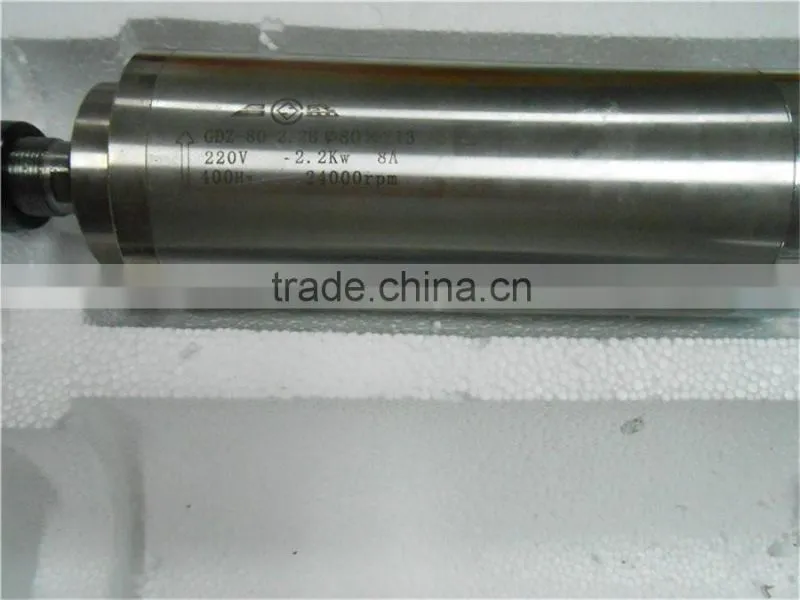 GDZ80-2.2B Toauto 2.2kw 24000rpm water cooled ac spindle motor