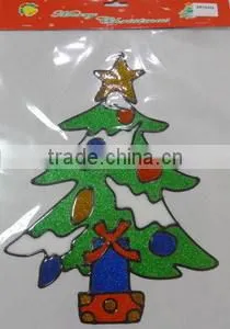 High Quality Santa Claus PVC Sticker For Christmas Celebration