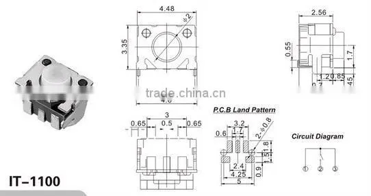 SMD Tact switch &Miniature Type Digital Camera Push bottom Tact Switch