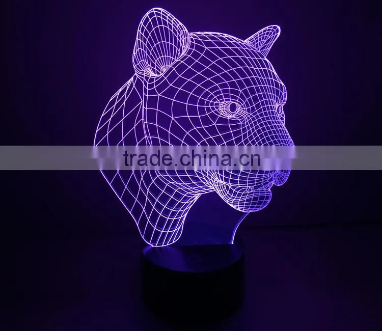 Color Change 3D Leopard LED Light