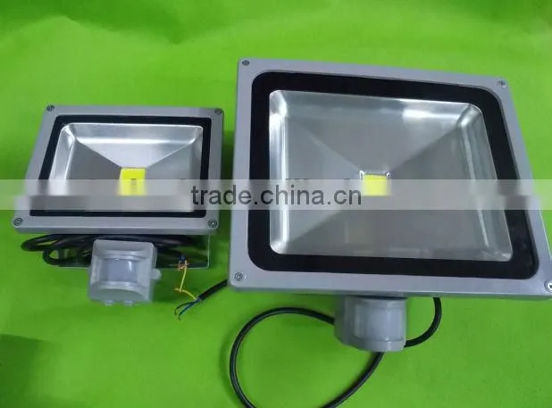 outdoor led flood light with pir sensor10W/20W/30W/50W with CE/RoHS