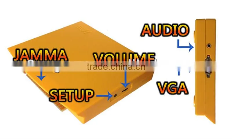 Indoor Arcade Game Jamma Multi Joystick Power Supply Button Loudspeaker Wiring Harness Games Part For Pandora Box 2 Game Board