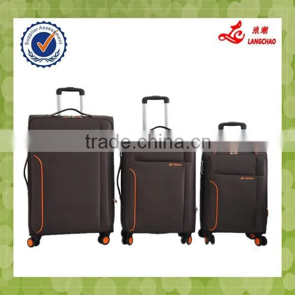 New material nylon four wheels travel luggage set travel luggage designer luggage sets