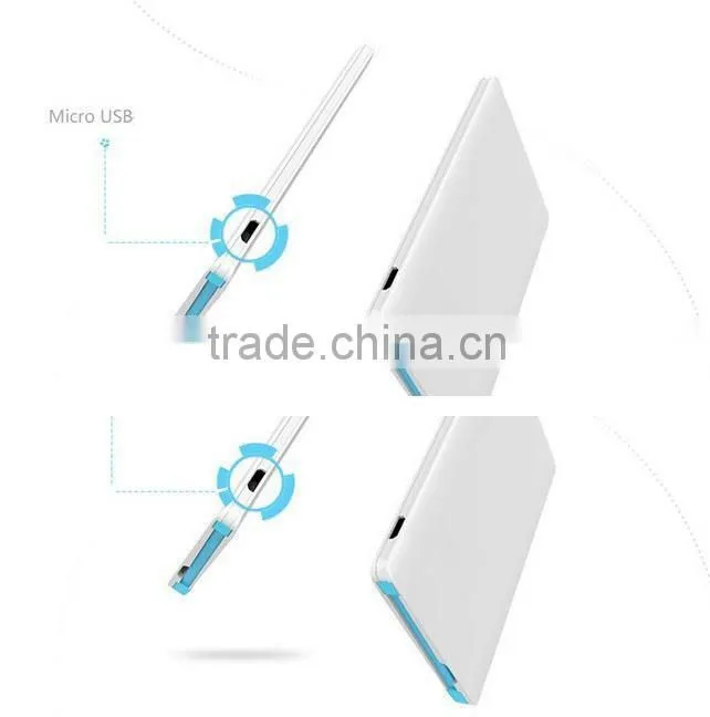 2000mAh promotional name card ultraslim powerbank