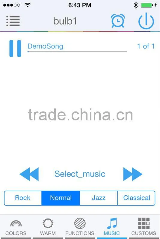 E27 Music Alarm Group Smart LED Light Bulb Lamp RGB APP Remote Multi-Color