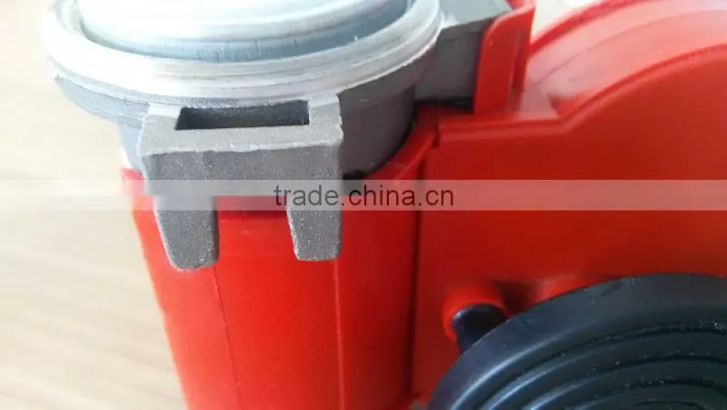12V Snail Compact Pump Air Horn Dual Tone for Motorcycle Bus Truck Red
