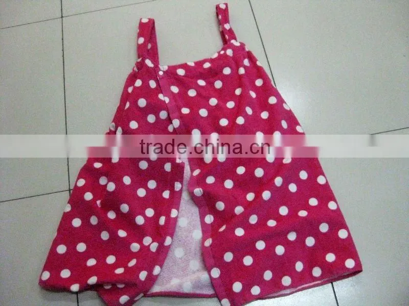 solid terry 100% cotton bathrobe with border