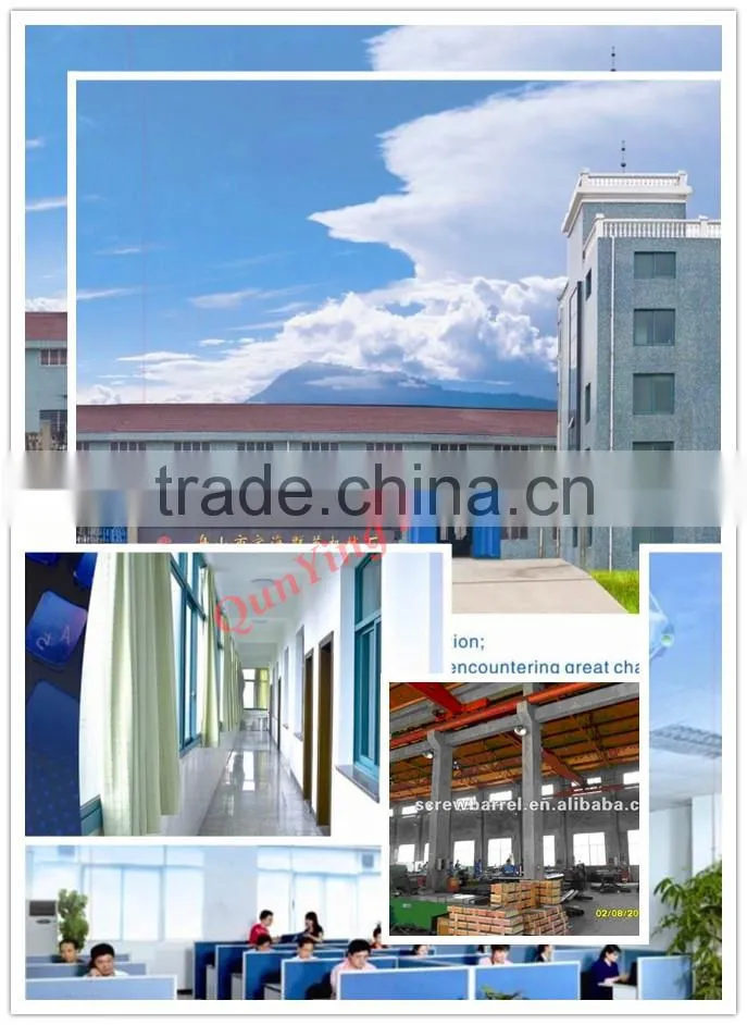 conical twin screw and cylinder for PVC extruder