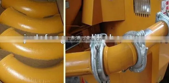 Wear-resistance elbows fo Concrete Pumps,DN125 Reinforced Cast Manganese Elbow