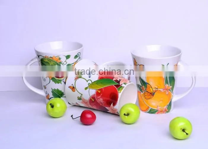 12oz Ceramic contigo mug glass tea cup