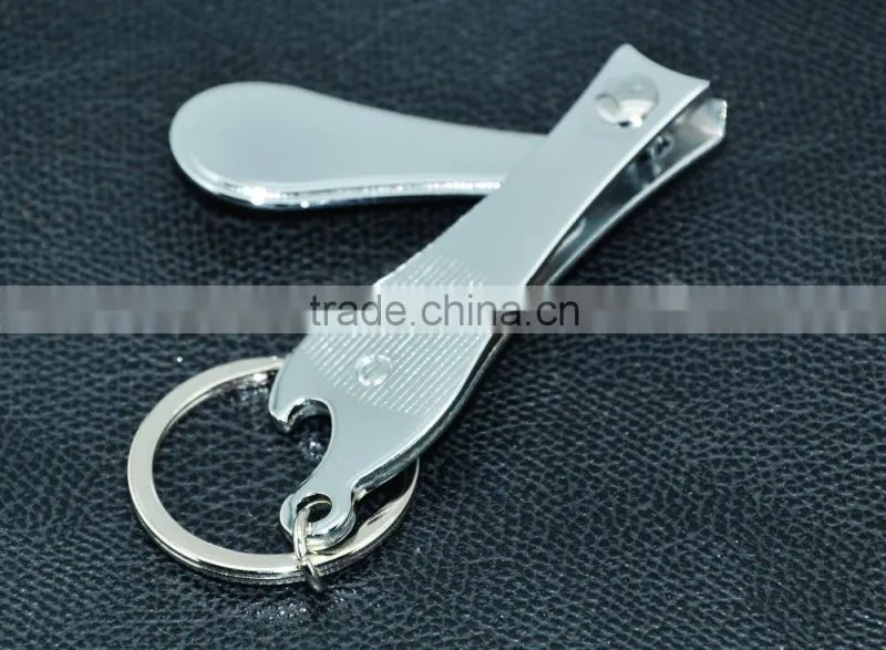 Metal Nail clippers keychain and funny nail clippers cheap nail clipper